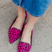 Pointy Leopardino Fuxia