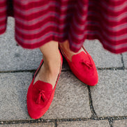 Deluxe Tassel Loafer Rosso