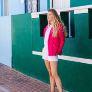 Deluxe Tassel Loafer Fuxia