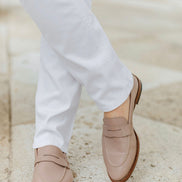 Penny Loafer Taupe