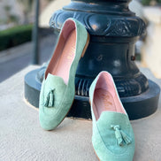 Deluxe Tassel Loafer Aqua