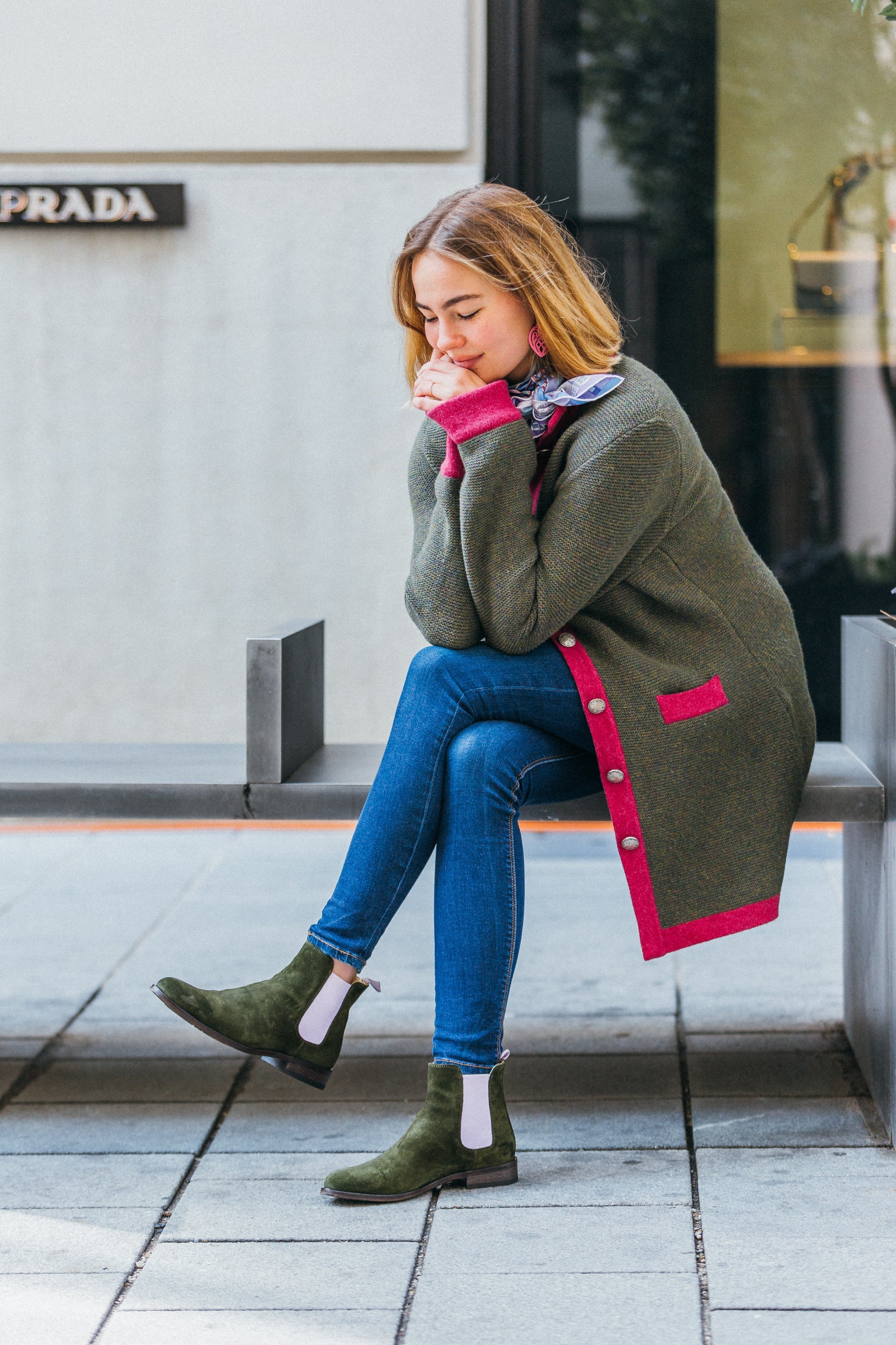Chelsea Boots Army - Periwinkle