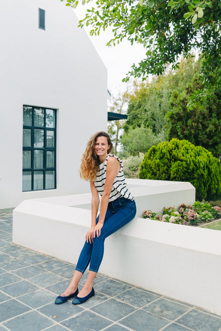 Two-tone Ballerina Navy - Glitter Navy