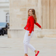 Deluxe Tassel Loafer Rosso
