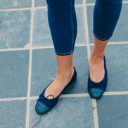 Two-tone Ballerina Navy - Glitter Navy