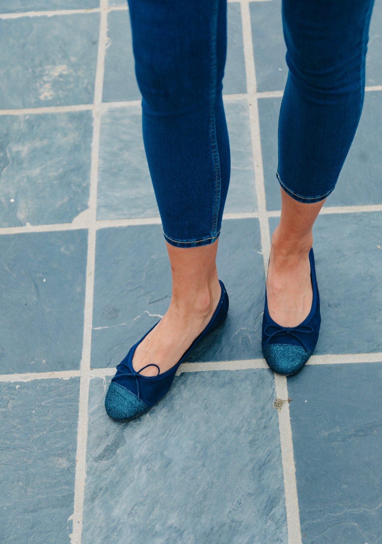 Two-tone Ballerina Navy - Glitter Navy